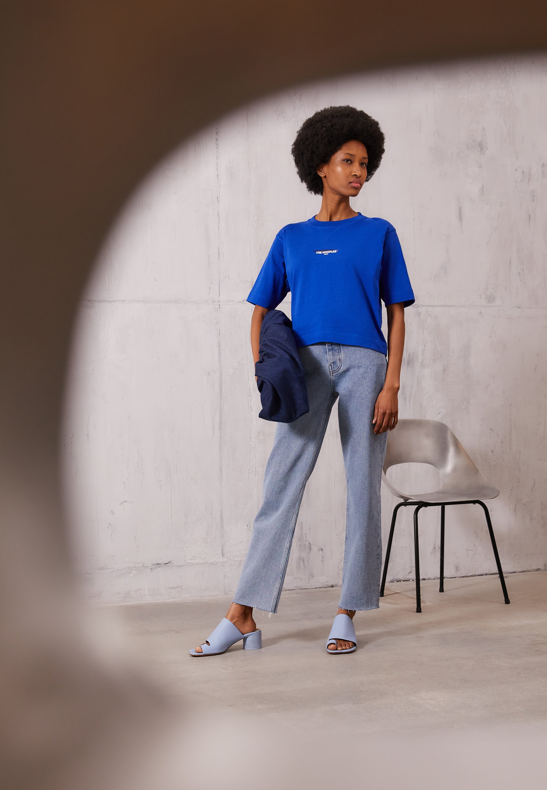 The Kooples Bootcut jeans - blue/blue 