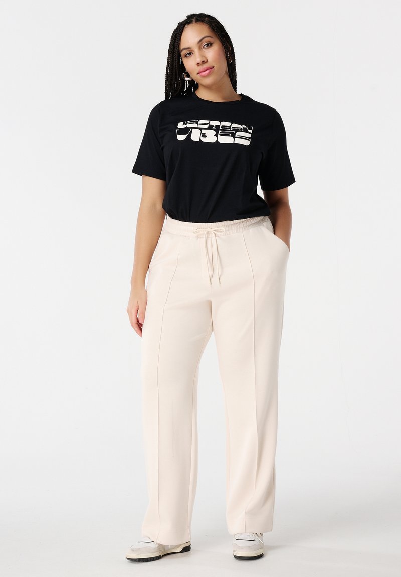 MS Mode Pantalon de survêtement sand/beige