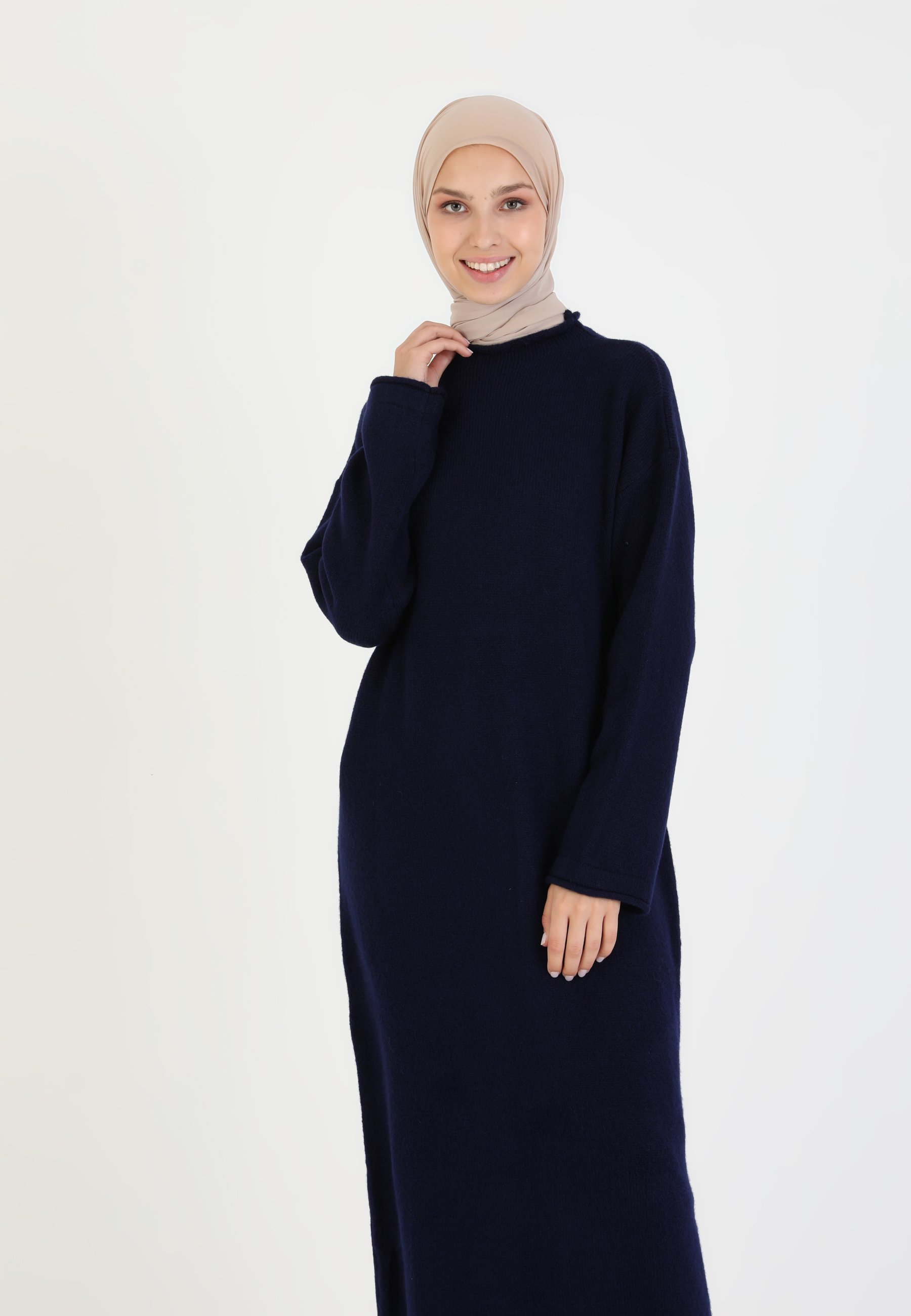Modanisa Jumper dress - navy blue/dark 