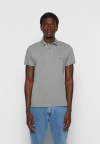 Tommy Hilfiger SLIM - Polo - medium grey heather