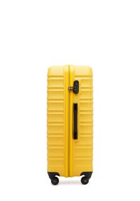 WITTCHEN LARGE SUITCASE WITH LUGGAGE TAG FROM ABS - Trolley - yellow