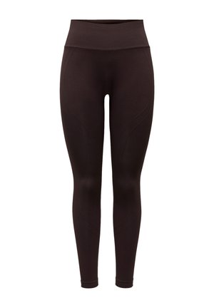 ONLY Play, ONLY PLAY LEGGINGS ALVA LANGE STOFFHOSE - Leggings - dunkelbraun