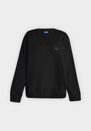 HUGO, CLASSIC CREW - Φούτερ - black