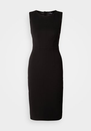 MARCIANO BY GUESS ZIP MIDI DRESS - Robe en jersey - black