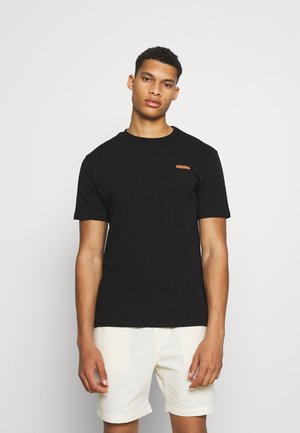 NAVAJO UNISEX - Camiseta estampada - black/gold