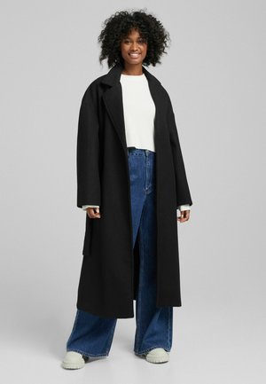 MANTEL - Halflange jas - black