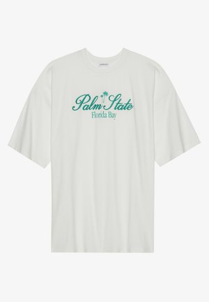 Even&Odd OVERSIZED - T-shirt print - offwhite