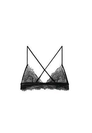 Massimo Dutti, Reggiseno a triangolo - black