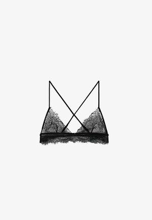 Massimo Dutti, Triangle bra - black