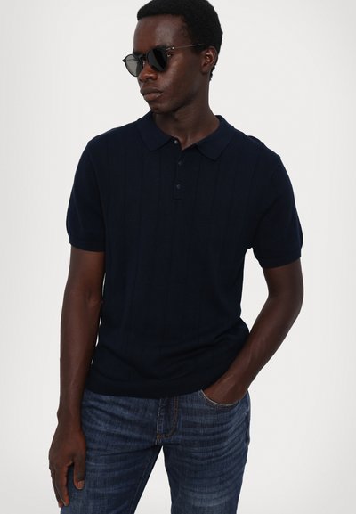 Ron Dorff TENNIS VERTICAL LINES - Polo - navy