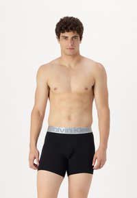 Calvin Klein Underwear BOXER BRIEF 3 PACK CKR STEEL COTTON - Cuecas boxer - hemis blue/ troposp/ convoy