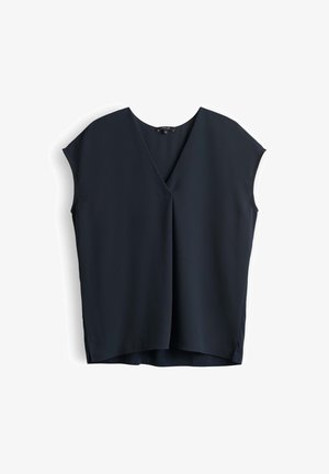 OPUS, OPUS KURZARMBLUSE FUSIA - Blouse - coal blue