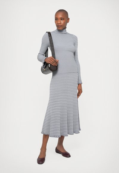 Proenza Schouler White Label STINA SKIRT  - Áčková sukně - slate