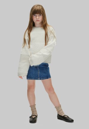 Calvin Klein Jeans, CALVIN KLEIN JEANS KIDS' STRIPED CROPPED JUMPER - Jersey de punto - turtledove