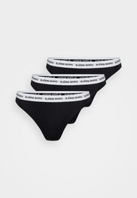 LOGO THONG 3 PACK - Tange - black