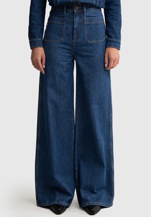 CELIN  - Jeans a zampa - marine