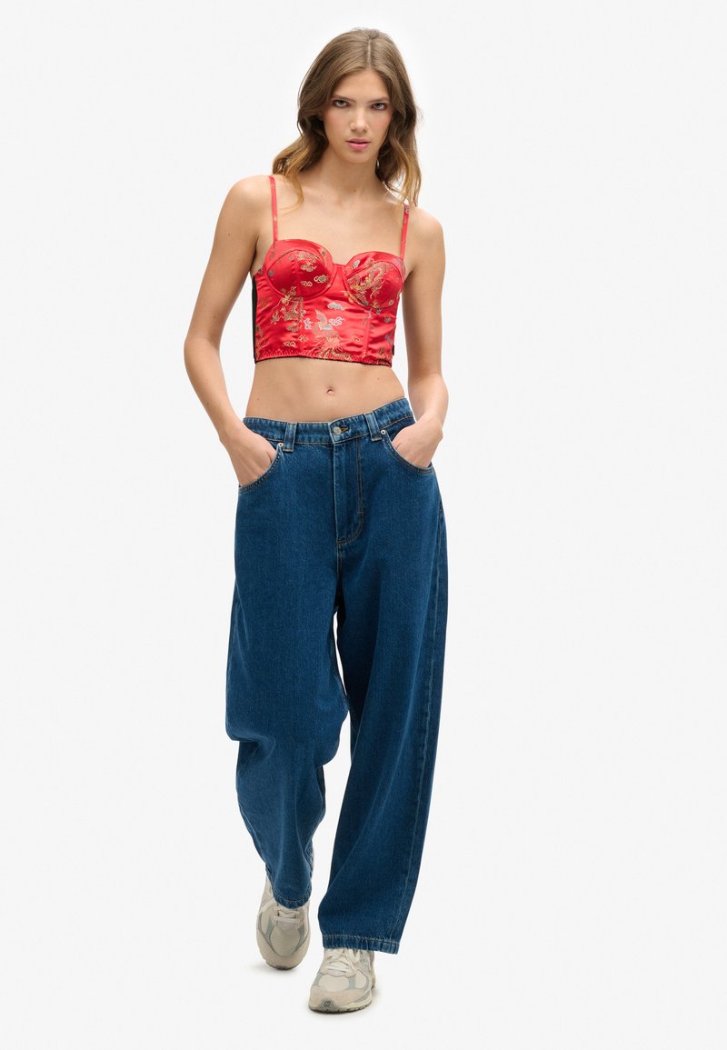 Superdry & Co Top rood Superdry & Co Top rood