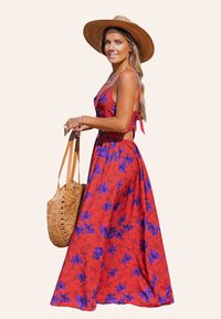 Cupshe Robe longue - red