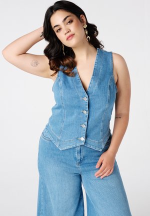 Bodywarmer - stonewash denim