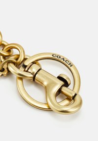 COACH SIGNATURE BAG CHARM - Keyring - brown