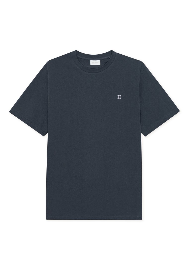 Les Deux T-shirt basic donkerblauw