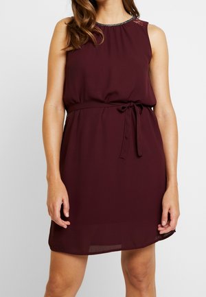 Freizeitkleid - bordeaux