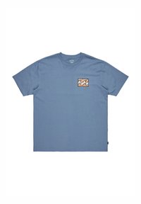 CRAYON WAVE - SHORT-SLEEVE SCREEN TEE - Tričko s potlačou - blue
