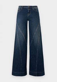 Široke hlačnice - indigo