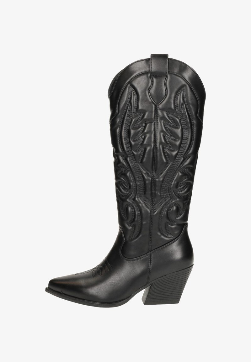 SUB55 WESTERN - Bottes de cowboy / motard - zwart