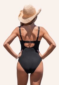 Cupshe CAPTIVATING ACCENT - Badeanzug - black