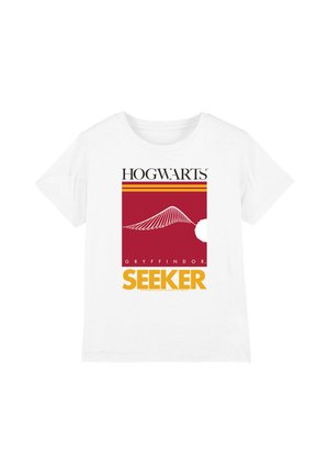 Warner Brothers, HARRY POTTER HOGWARTS GRYFFINDOR SEEKER UNISEX - Print T-shirt - white