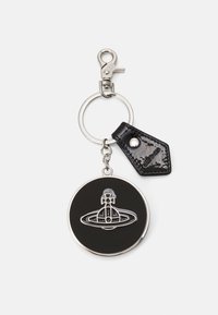 THIN LINE ORB MIRROR KEYRING UNISEX - Obesek za ključe - shiny black