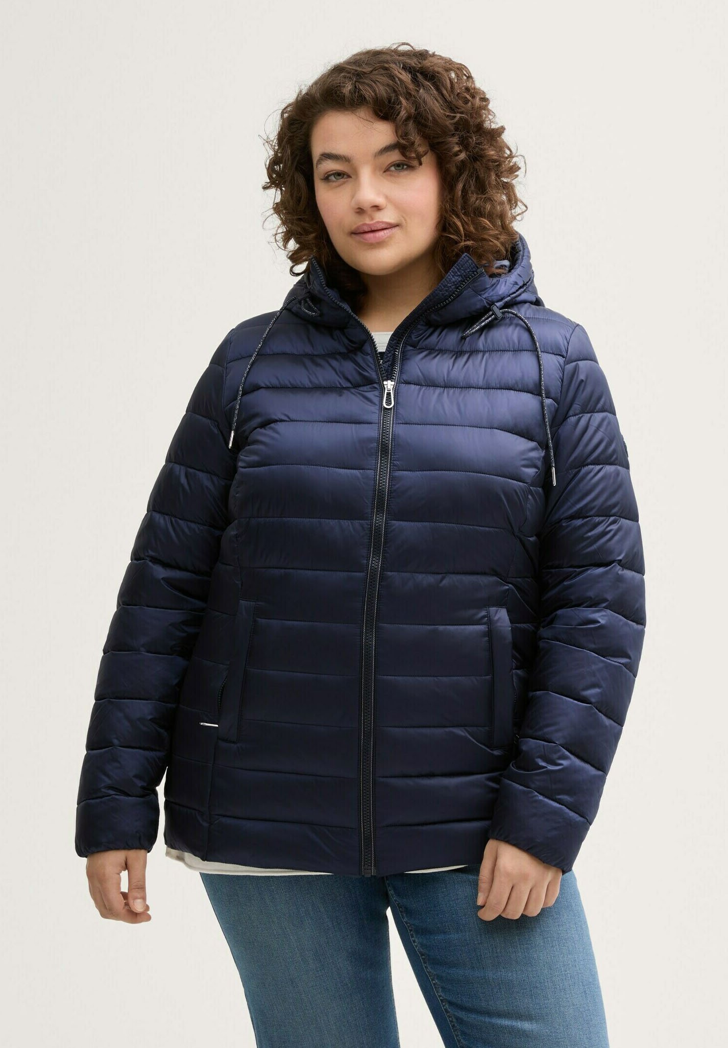Sky Captain Blue Tom Tailor Rote Winterjacke TOM TAILOR