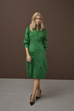 Culture CUANTOINETT 3/4 SLEEVE - Tričkové šaty - jolly green