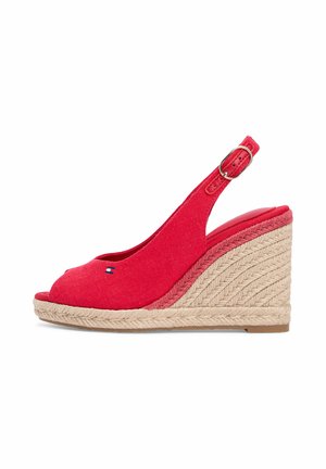 FLAG SLINGBACK - Sandales à plateforme - red