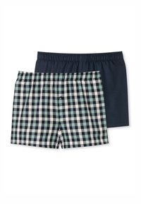 Schiesser 2-PACK  - Boxershorts - dunkelblau grün