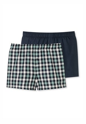 2-PACK  - Boxershorts - dunkelblau grün