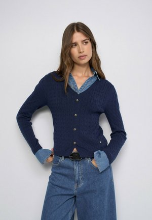 Salsa Jeans, SALSA JEANS LANGARM-SHIRTS SLIM - Gilet - bleu