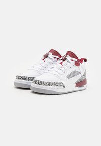Jordan SPIZIKE UNISEX - Baskets basses - white/team red/wolf grey/anthracite