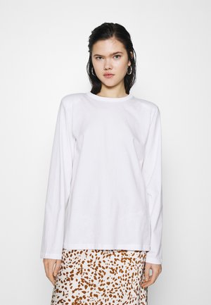KAI LONG SLEEVE - Top s dlouhým rukávem - white