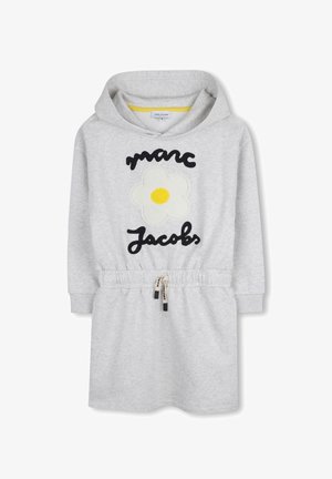 MARC JACOBS KIDS, ROBE À CAPUCHE - Jurk - gris chine clair