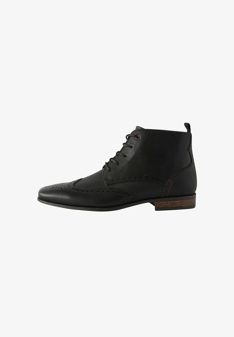 Next BROGUE CHUKKA - REGULAR FIT - Bottines à lacets - black