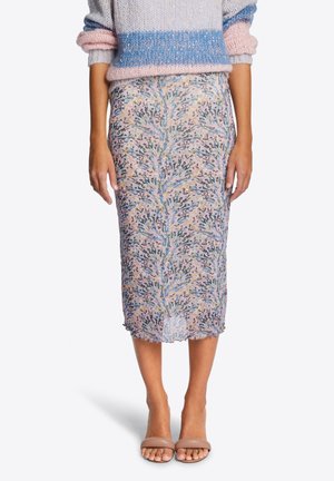 IM BLURRY PRINT - Pencil skirt - rose quartz