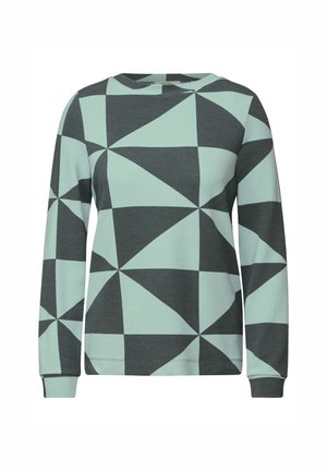 GEMUSTERTES OTTOMAN - Longsleeve - grün