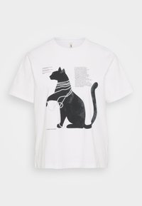 ONLDONNA LIFE COOL - T-shirt med print - bright white