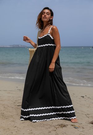 RIC RAC STRIPE - Maxi dress - black