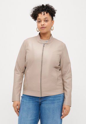 CARROBBER JACKET - Műbőr dzseki - string