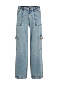 O'RIGINALS DENIM CARGO PANTS - Relaxed fit jeans - denim blue