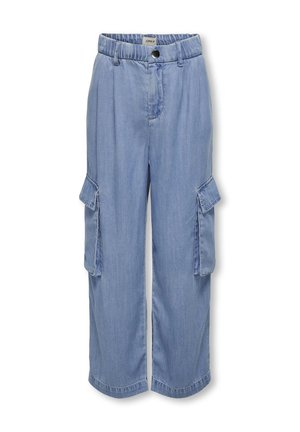 ONLY GIRLS Wide-fit KOGSAFARI Wide Leg Fit - Jeans Relaxed Fit - medium blue denim