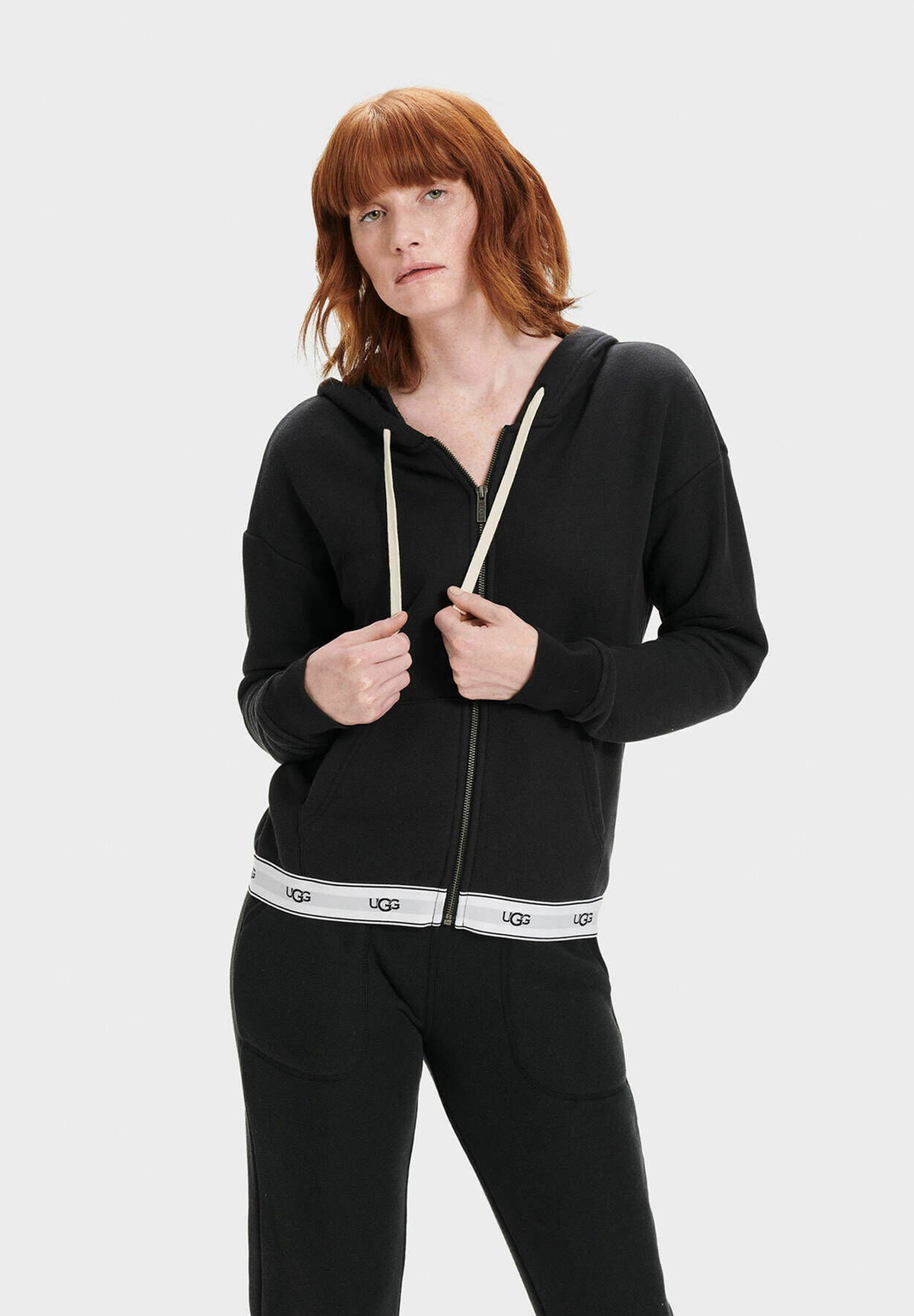 UGG SENA - Zip-up sweatshirt - schwarz 
